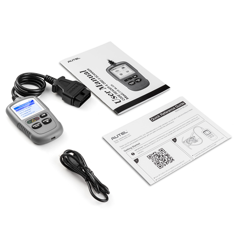 Autel - Auto OBD2 Scanner AUTEL MaxiLink ML329 Upgrade Version of AUTEL AutoLink AL319