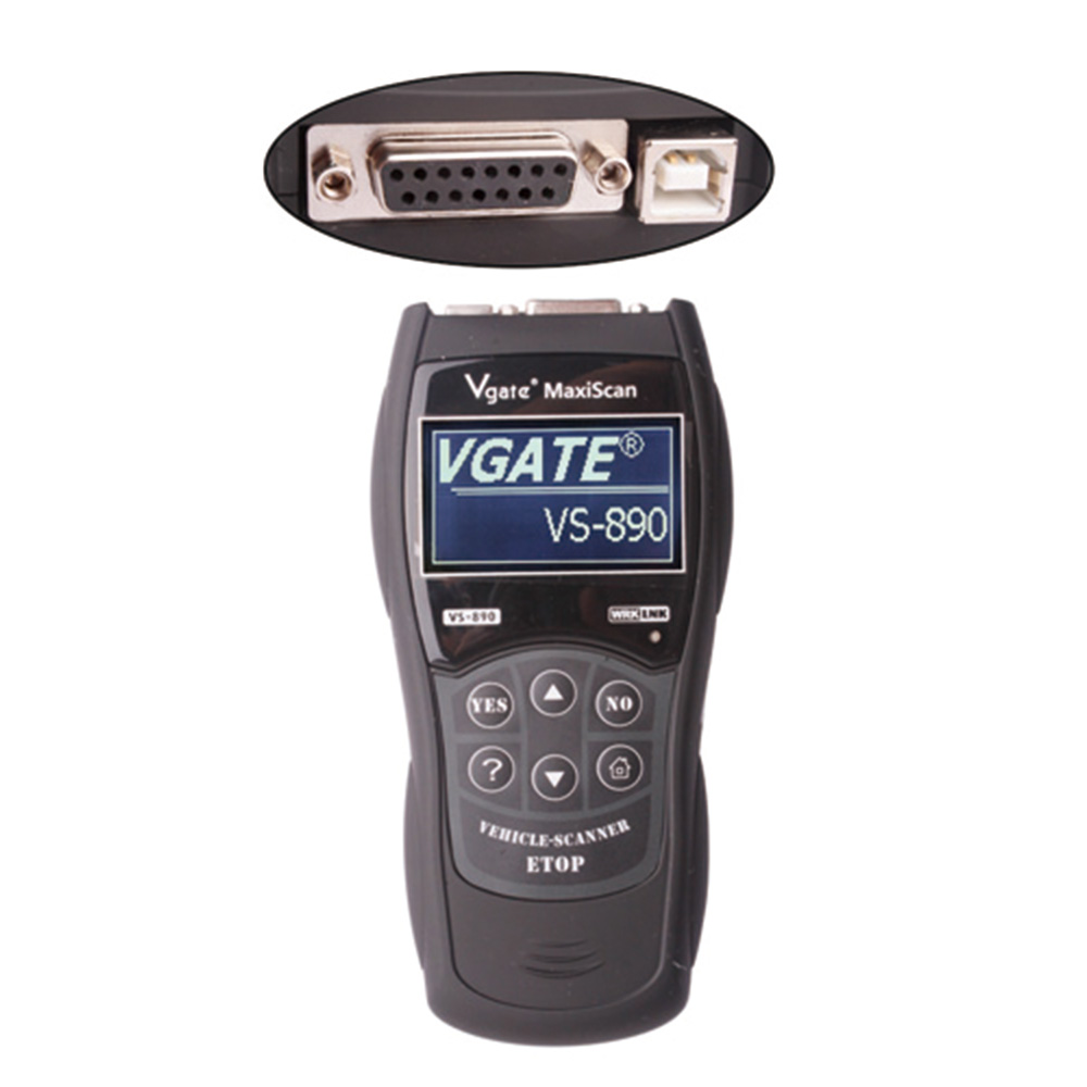 Vgate - New OBD2 Scanner Maxiscan Vgate VS890 OBD Engine Fault Code Reader Analyzer
