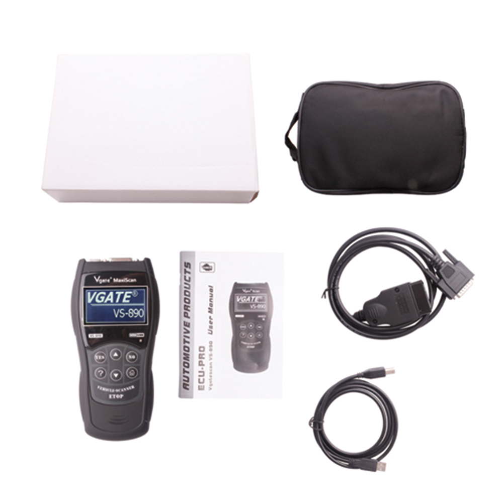 Vgate - New OBD2 Scanner Maxiscan Vgate VS890 OBD Engine Fault Code Reader Analyzer