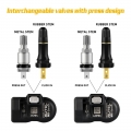 Autel MaxiTPMS TS508K Tire Pressure Monitoring System Reset TPMS Replacement Tool with 8pc Sensors