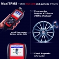 Autel MaxiTPMS TS508K Tire Pressure Monitoring System Reset TPMS Replacement Tool with 8pc Sensors