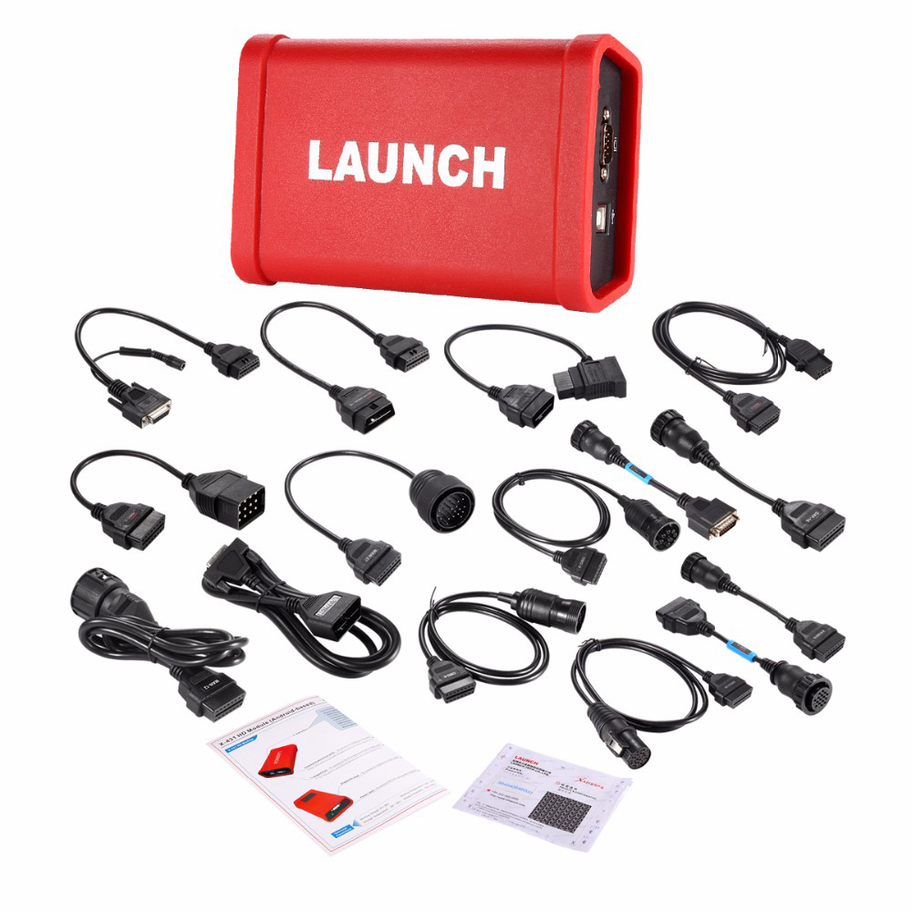 Launch - LAUNCH X431 HD Module Heavy Duty Truck Diagnostic Adapter Work for X431 V+ X431 Pro3 Pad II