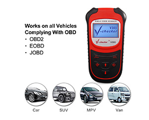 V-checker V303 EOBD OBD2 Scanner Car Engine Fault Code Reader CAN Diagnostic Scan Tool-V-checker