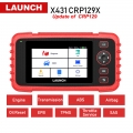 LAUNCH X431 CRP129X OBD2 Car Scanner Automotive Diagnostic Tool Auto Scan Diagnoses 4 System TPMS PK Creader VIII CRP129