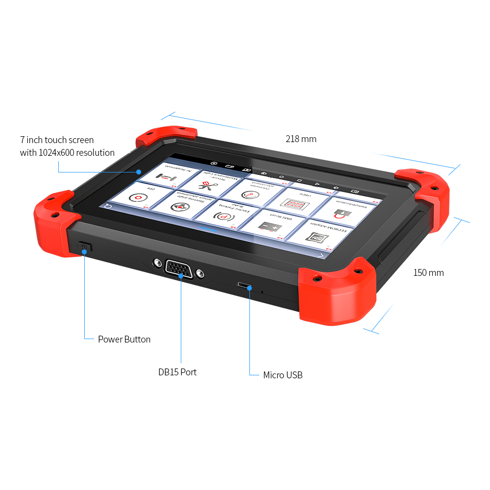 Original Brand Tool - X100 PAD OBD2 Auto Key Programmer Diagnostic Scanner Automotive Code Reader IMMO EPB DPF BMS Reset Odometer EEPROM Updat
