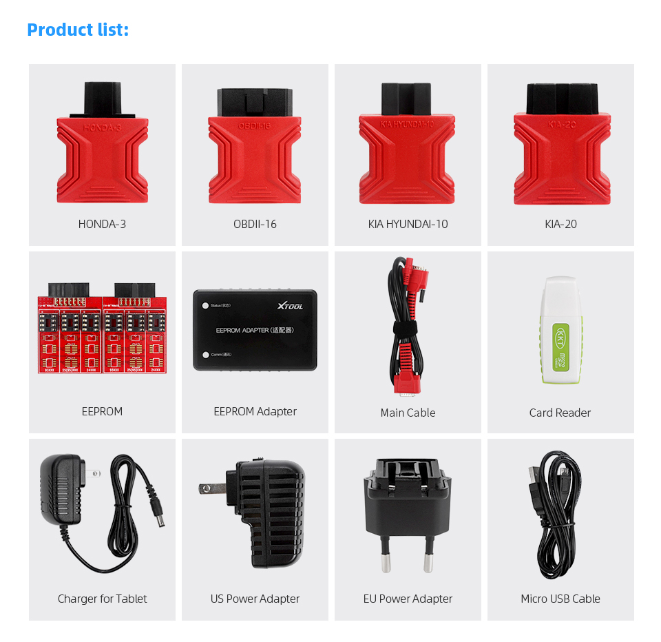 Original Brand Tool - X100 PAD OBD2 Auto Key Programmer Diagnostic Scanner Automotive Code Reader IMMO EPB DPF BMS Reset Odometer EEPROM Updat